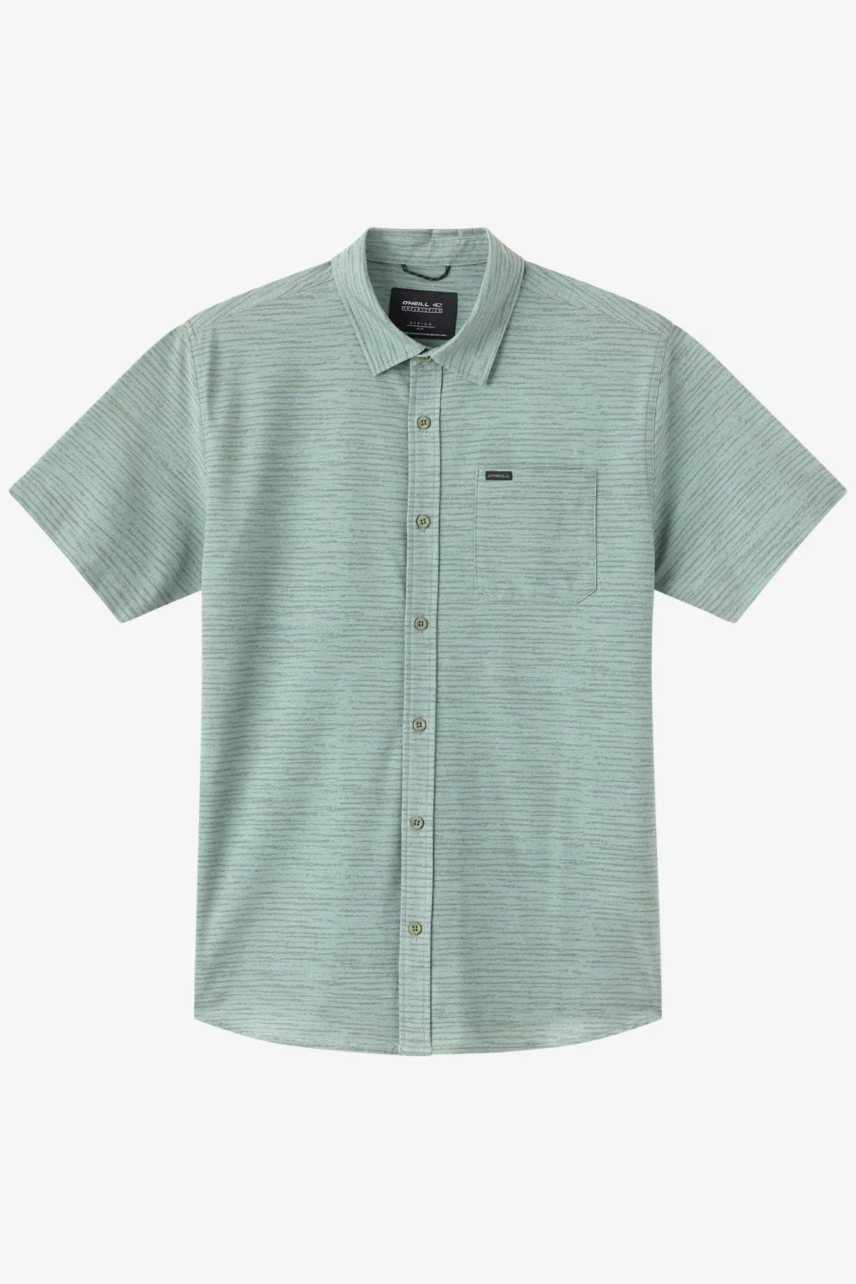 Trvlr Series|Shirts & Flannels^O'Neill TRVLR Upf Traverse Stripe Standard Woven Shirt Standard Fit Shirt - | sage