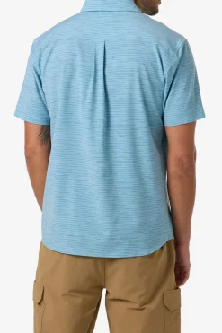 Shirts & Flannels^O'Neill TRVLR UPF Traverse Stripe Standard Fit Shirt stone blue
