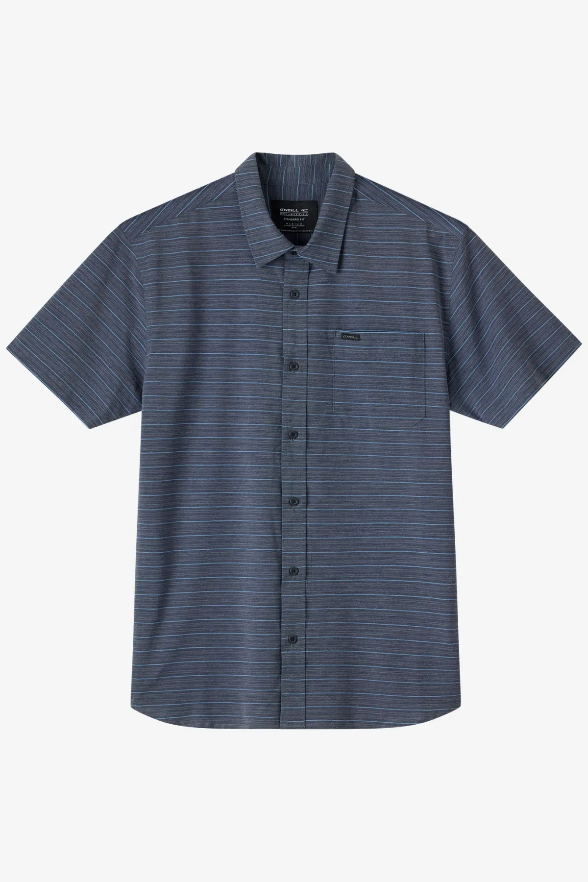 Shirts & Flannels^O'Neill TRVLR Upf Traverse Stripe Standard Standard Fit Shirt - | black 2