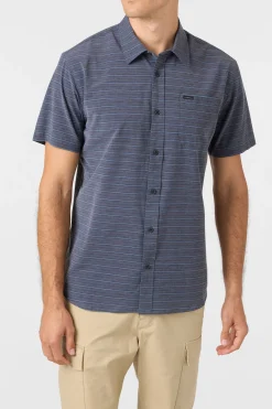 Shirts & Flannels^O'Neill TRVLR Upf Traverse Stripe Standard Standard Fit Shirt - | black 2