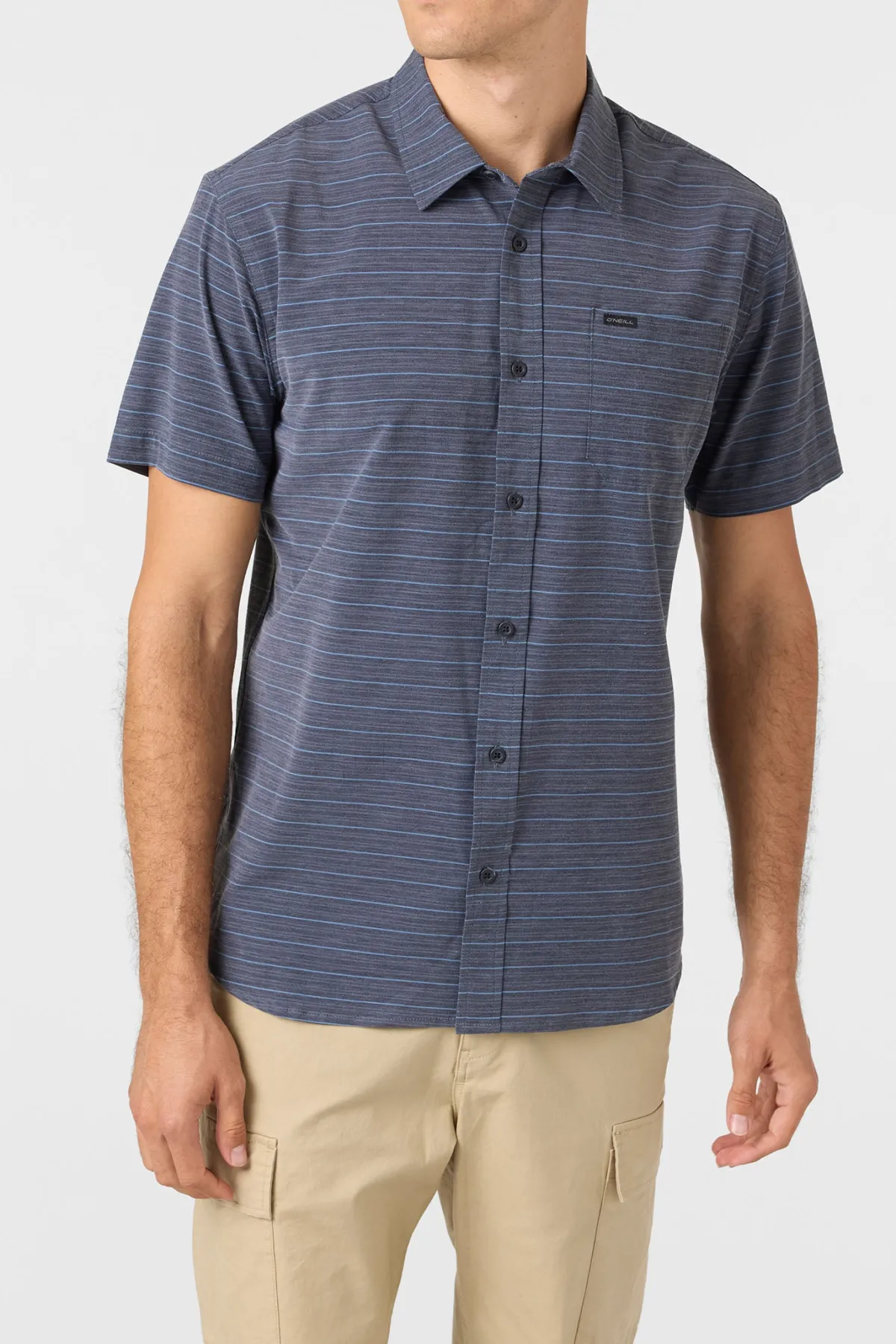 Shirts & Flannels^O'Neill TRVLR Upf Traverse Stripe Standard Standard Fit Shirt - | black 2