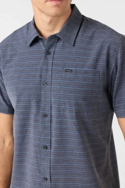 Shirts & Flannels^O'Neill TRVLR Upf Traverse Stripe Standard Standard Fit Shirt - | black 2