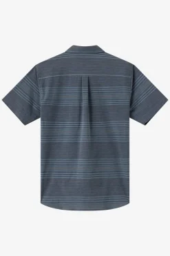 New Arrivals|Trvlr Series^O'Neill TRVLR Upf Traverse Stripe Standard Fit Shirt - | black