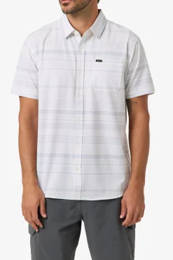 Trvlr Series|Shirts & Flannels^O'Neill TRVLR Upf Traverse Stripe Standard Standard Fit Shirt - | natural 2