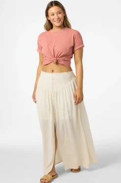 Bottoms|New Arrivals^O'Neill Tryston Midi Skirt tapioca