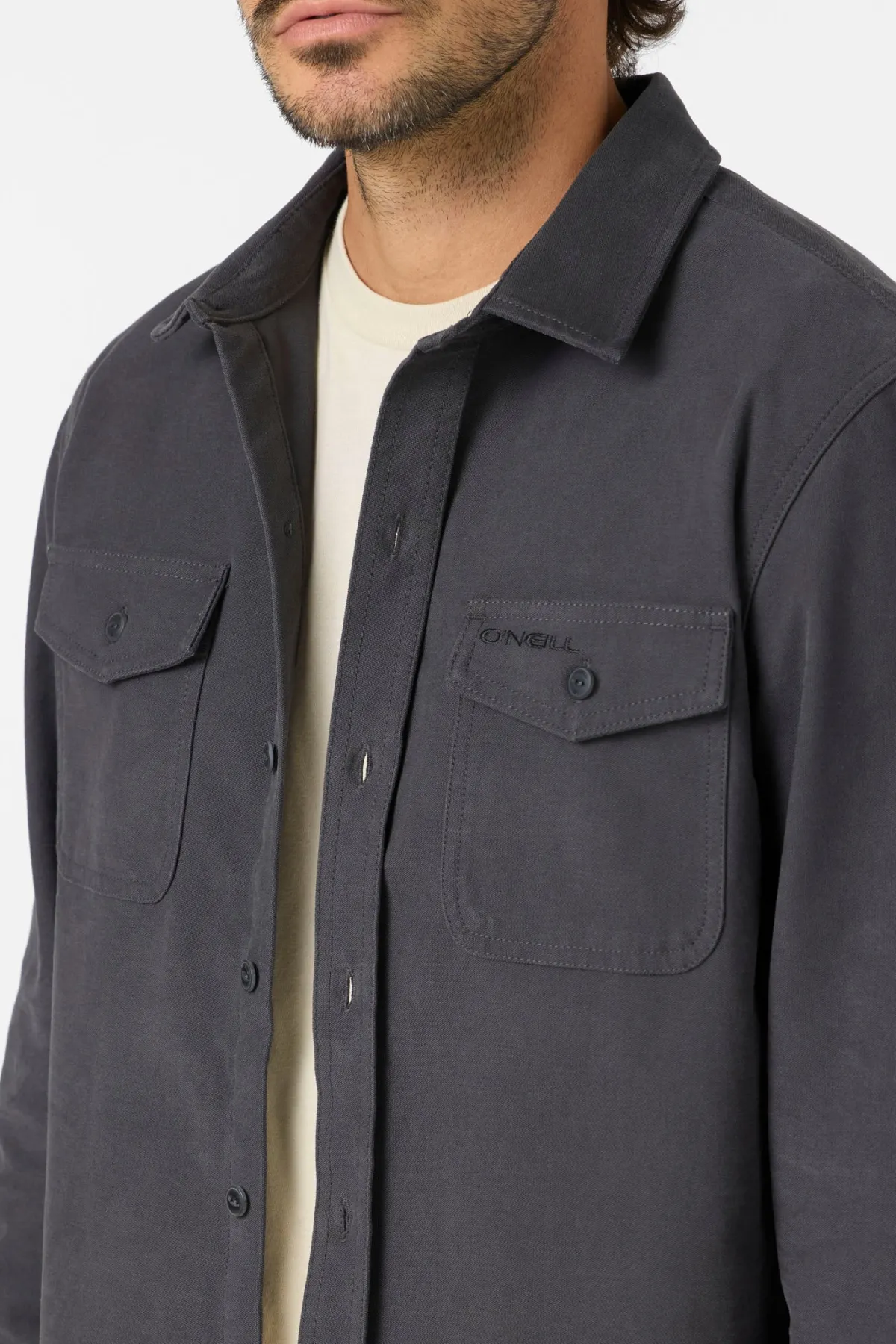 Shirts & Flannels^O'Neill Unified Overshirt Standard Fit Long Sleeve Shirt - | phantom