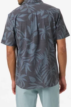 New Arrivals|Shirts & Flannels^O'Neill Upf Slub Relaxed Wvn Shirt Relaxed Fit Shirt - | black