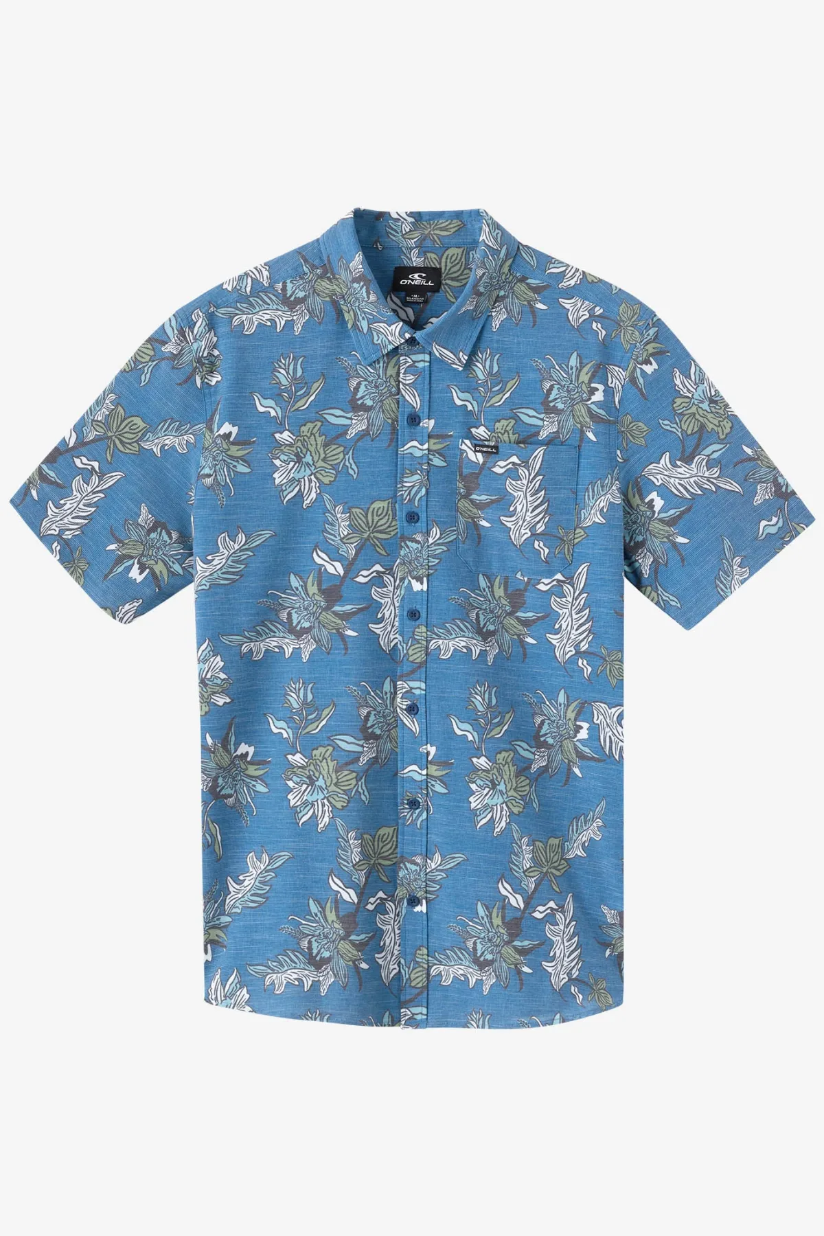 Best Sellers|Shirts & Flannels^O'Neill Upf Slub Relaxed Wvn Shirt Relaxed Fit Shirt - | midnight navy