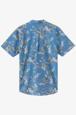 Best Sellers|Shirts & Flannels^O'Neill Upf Slub Relaxed Wvn Shirt Relaxed Fit Shirt - | midnight navy