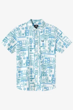Shirts & Flannels^O'Neill Upf Slub Standard Wvn Shirt Standard Fit Shirt - | cream