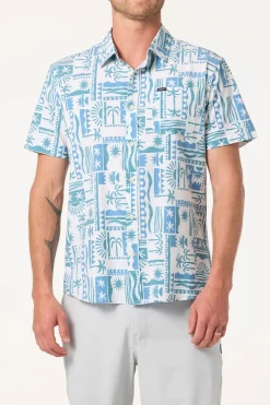 Shirts & Flannels^O'Neill Upf Slub Standard Wvn Shirt Standard Fit Shirt - | cream
