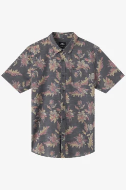 New Arrivals|Shirts & Flannels^O'Neill Upf Slub Standard Wvn Shirt Standard Fit Shirt - | black