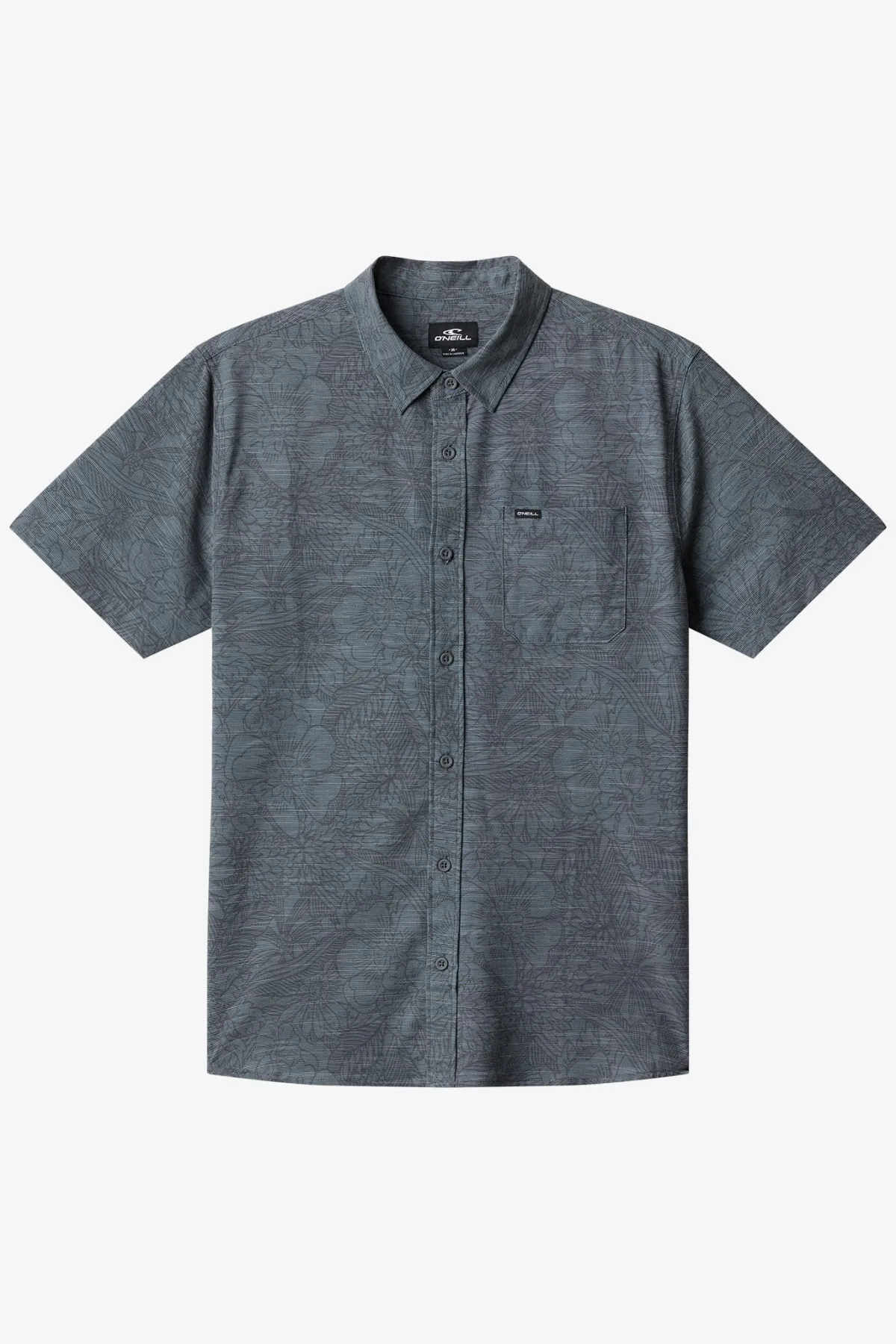 New Arrivals|Shirts & Flannels^O'Neill Upf Slub Standard Wvn Shirt Standard Fit Shirt - | dark shadow