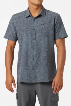 New Arrivals|Shirts & Flannels^O'Neill Upf Slub Standard Wvn Shirt Standard Fit Shirt - | dark shadow