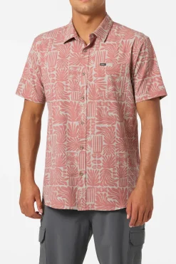 New Arrivals|Best Sellers^O'Neill Upf Slub Standard Wvn Shirt Standard Fit Shirt - | khaki