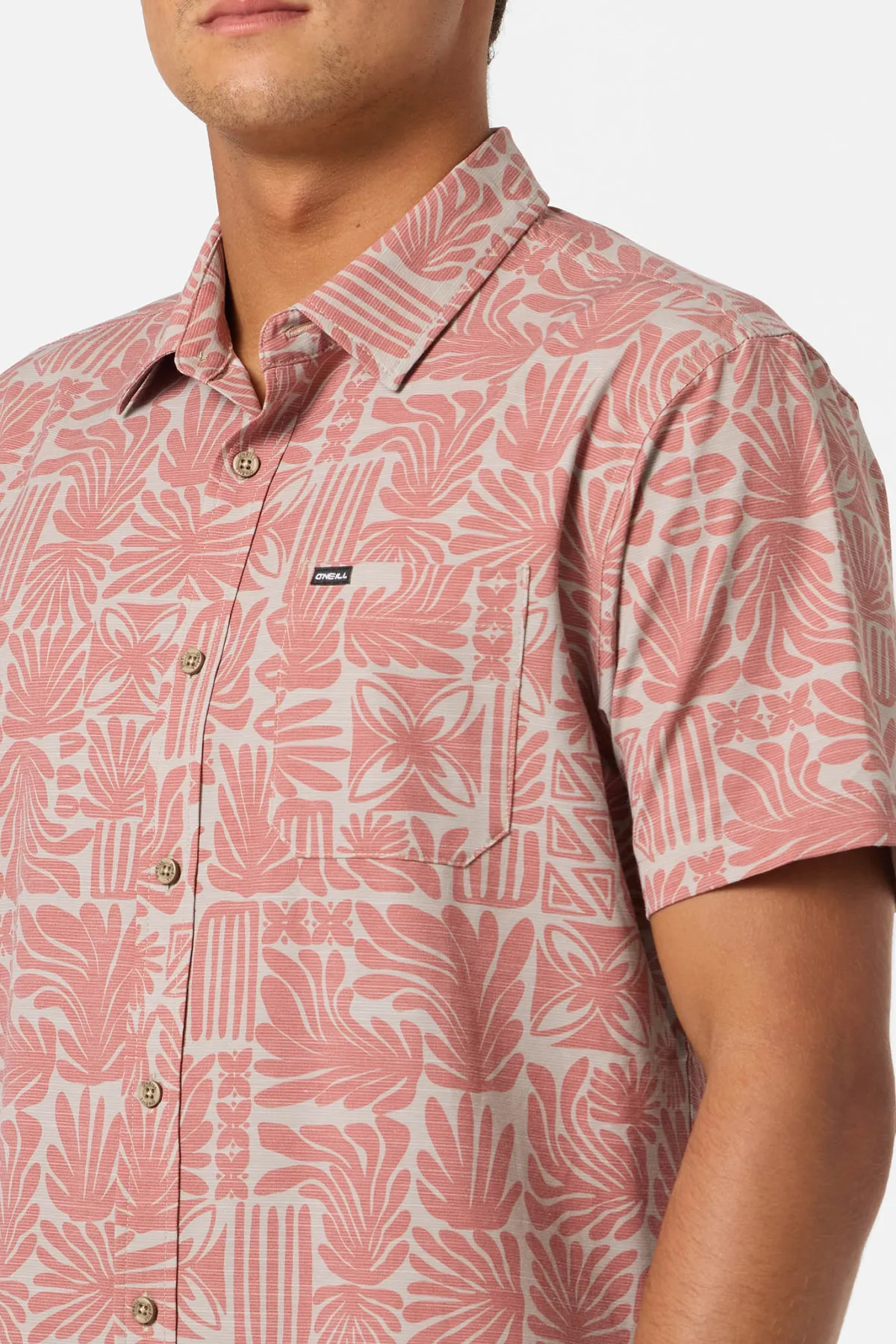 New Arrivals|Best Sellers^O'Neill Upf Slub Standard Wvn Shirt Standard Fit Shirt - | khaki