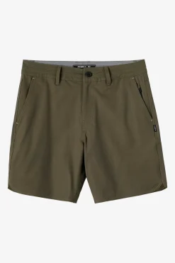 Shorts^O'Neill Utility Scallop Hybrid 18" Hybrid Shorts - | army