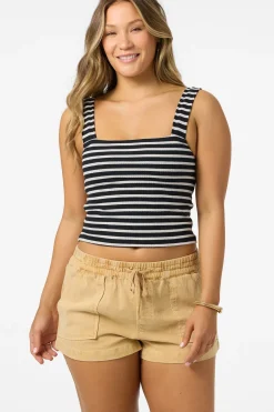 New Arrivals|Tops^O'Neill Vanessa Mini Stripe - | black
