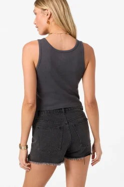 Graphic Tees & Tanks|Best Sellers^O'Neill Waaaves Scoop Neck washed black