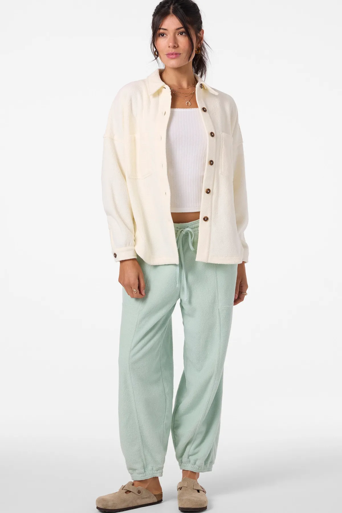 Jackets^O'Neill Wavelength Fleece Jacket Zip Fleece - | winter white