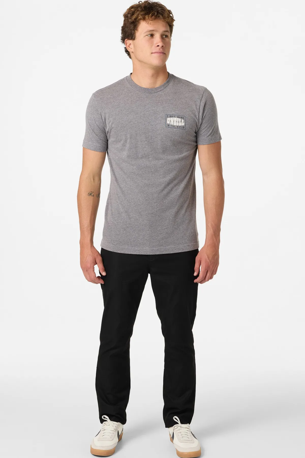 Tees & Tanks^O'Neill Western Standard Fit Tee - | heather grey