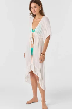 Swim Cover-Ups^O'Neill Wilder Midi Cover-Up Dress vanilla