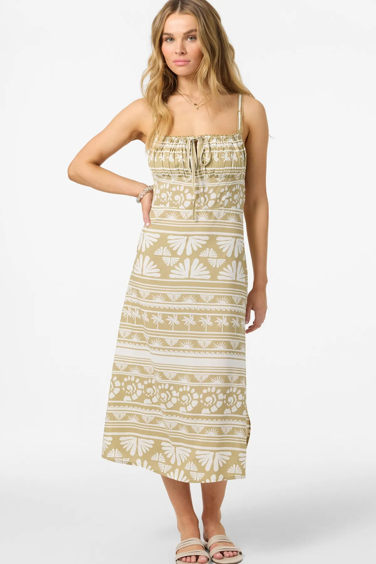 Matching Sets|New Arrivals^O'Neill Wiley Abstract Dress Midi Dress twill