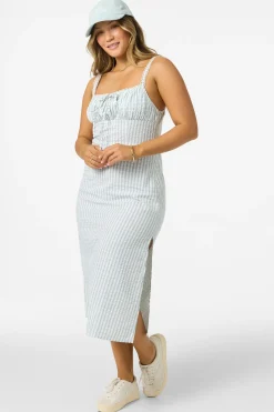 New Arrivals|Dresses^O'Neill Wiley Plaid Dress Midi Dress - | winter white