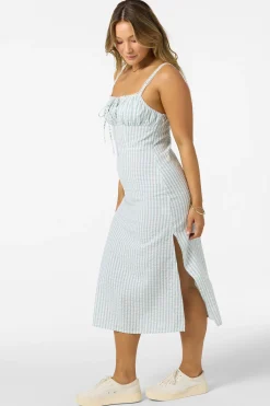 New Arrivals|Dresses^O'Neill Wiley Plaid Dress Midi Dress - | winter white