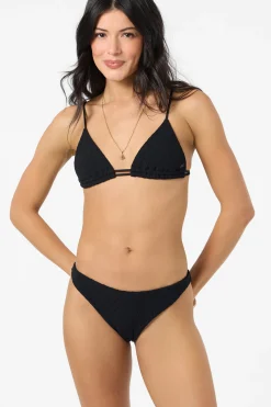 Bikini Tops^O'Neill Willow Weave Tanning Tri Triangle Top - | black