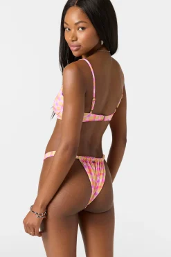 Bikini Tops^O'Neill Windsor Plaid Honopu Bra Top - | sachet pink