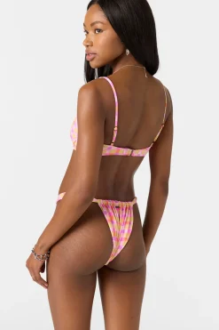 Bikini Tops^O'Neill Windsor Plaid Honopu Bra Top - | sachet pink