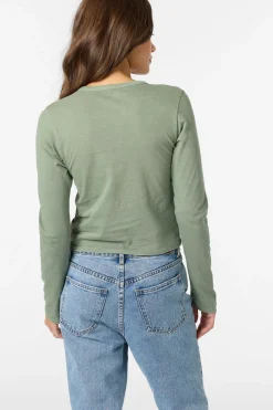 Graphic Tees & Tanks^O'Neill Wings Long Sleeve Tee sea spray