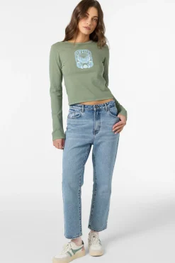 Graphic Tees & Tanks^O'Neill Wings Long Sleeve Tee sea spray