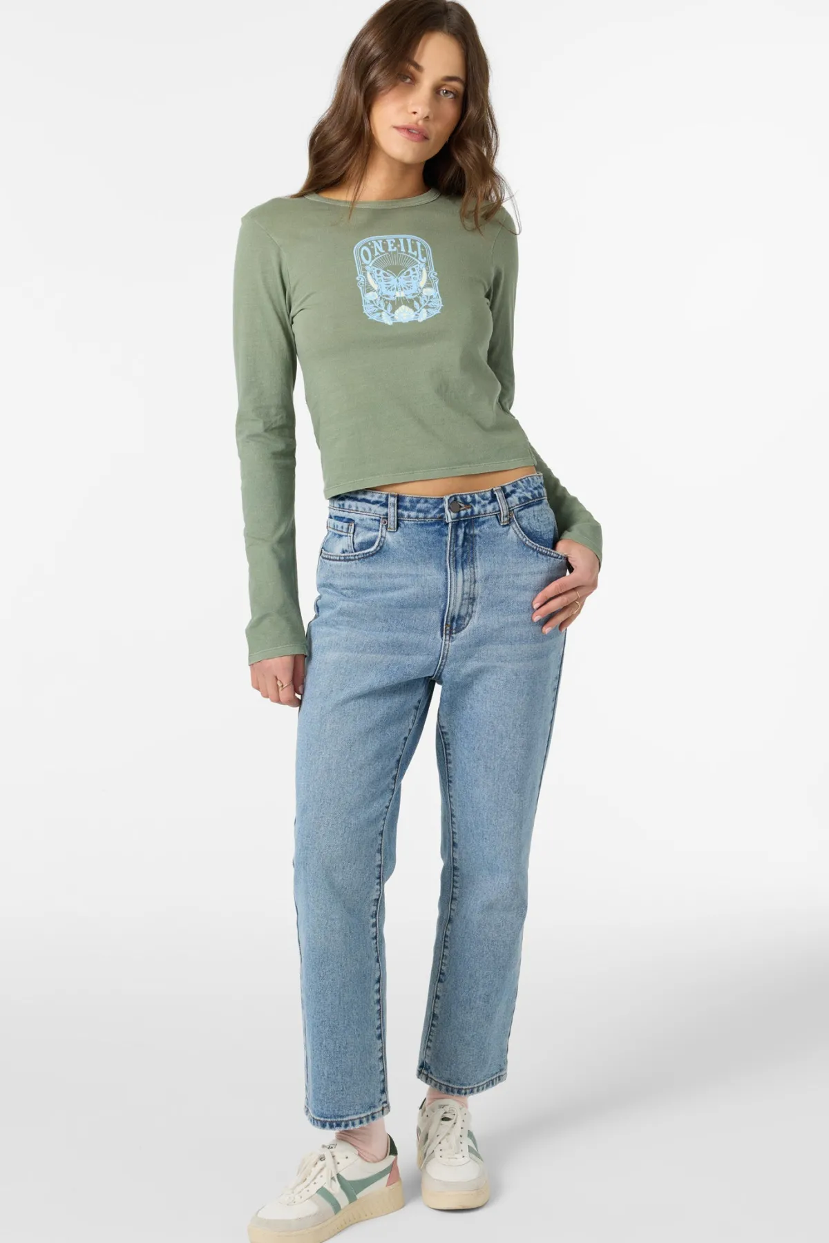 Graphic Tees & Tanks^O'Neill Wings Long Sleeve Tee sea spray