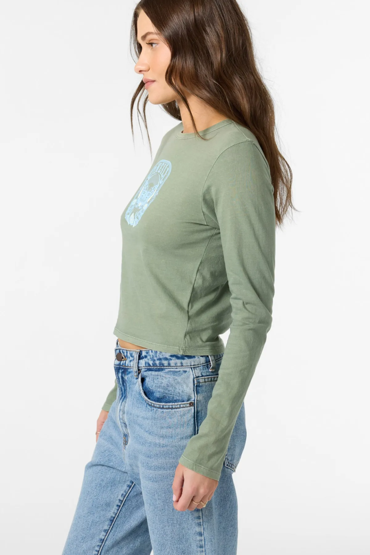 Graphic Tees & Tanks^O'Neill Wings Long Sleeve Tee sea spray
