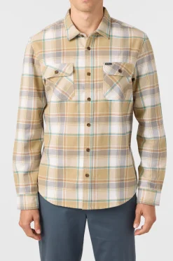 Shirts & Flannels^O'Neill Winslow Plaid Flannel Standard Fit Long Sleeve Shirt - | twill