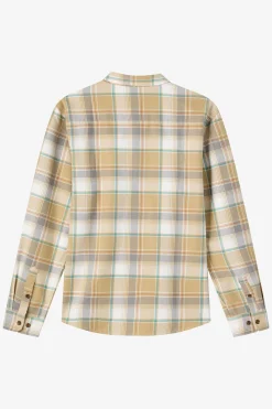 Shirts & Flannels^O'Neill Winslow Plaid Flannel Standard Fit Long Sleeve Shirt - | twill