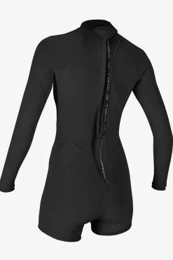 Spring Suits^O'Neill Women's Bahia 2/1MM Back Zip Long Sleeve Spring - | blk/blk/blk