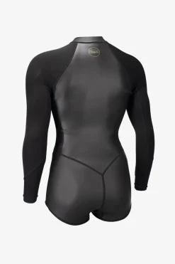 Spring Suits^O'Neill Women's Bahia 2/1mm Front Zip L/S Surf Suit glideblk/blk/blk