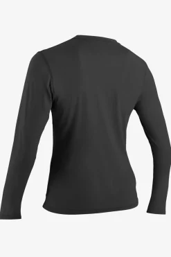Uv Sun Protection & Rash Guards^O'Neill Women's Basic 50+ Long Sleeve Sun Shirt - | black