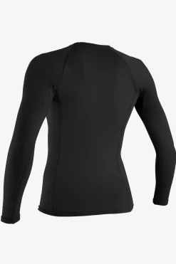 Uv Sun Protection & Rash Guards^O'Neill Women's Basic 50+ Long Sleeve Rashguard - | black