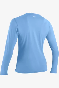 Uv Sun Protection & Rash Guards^O'Neill Women's Basic Skins-2 Long Sleeve Sun Shirt - Azurine |