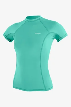 Uv Sun Protection & Rash Guards^O'Neill Women's Basic Skins-2 Rash Guard - Holiday |