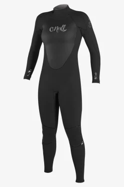 Full Suits^O'Neill Women's Epic 4/3MM Back Zip Full - | blk/blk