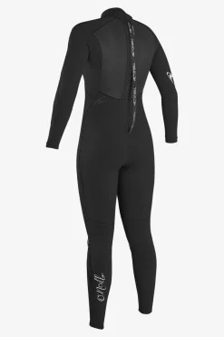 Full Suits^O'Neill Women's Epic 4/3MM Back Zip Full - | blk/blk