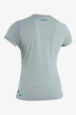Uv Sun Protection & Rash Guards^O'Neill Women's Hybrid Sun Shirt - | cool grey