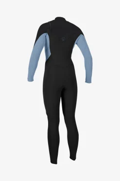 Full Suits^O'Neill Women's Hyperfreak 4/3+MM Chest Zip Full - Blk/denim |