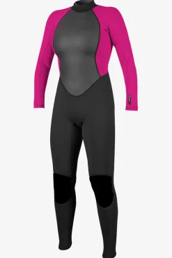Full Suits^O'Neill Women's Reactor-2 3/2MM Back Zip Full - | blk/berry