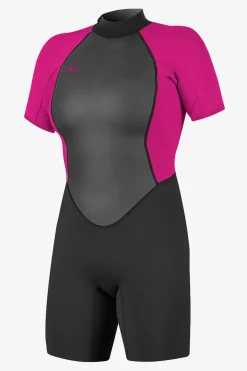 Spring Suits^O'Neill Women's Reactor-2 2MM Back Zip Spring - | blk/berry